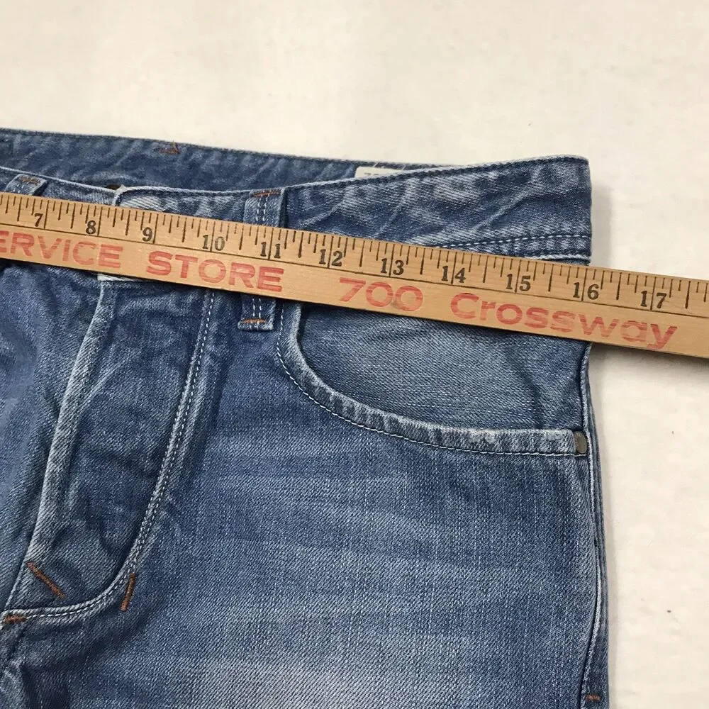 DIESEL Larkee Jeans Men 30x32 (29/32 tag) Light Whiskered Wash Button Fly